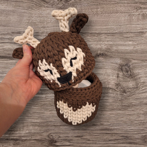 Matrjoska szarvas tároló - otthon & életmód - dekoráció - asztal és polc dekoráció - horgolt & csipketerítő - Meska.hu