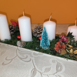 Karácsonyi, adventi asztali dísz (HMD001) - karácsony - adventi díszek - adventi asztaldísz - Meska.hu