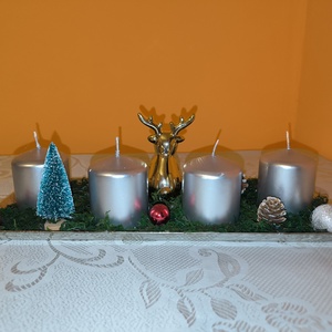 Karácsonyi, adventi asztali dísz (HMD002) - karácsony - adventi díszek - adventi asztaldísz - Meska.hu