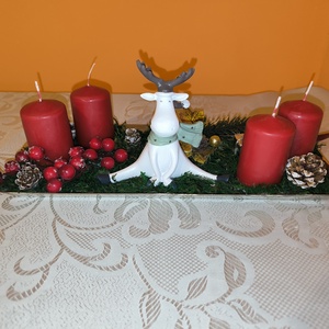 Karácsonyi, adventi asztali dísz (HMD003) - Meska.hu