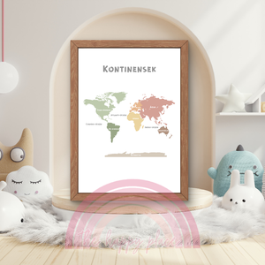 Edukációs Montessori kép / Fali dekoráció, falikép, táblakép / digitális, nyomat / A4, A3 / 2. - otthon & életmód - babaszoba, gyerekszoba - babaszoba kép - Meska.hu