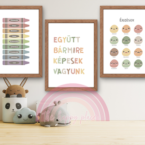 Edukációs Montessori kép / Fali dekoráció, falikép, táblakép / digitális, nyomat / A4, A3 / 7., Otthon & Életmód, Babaszoba, gyerekszoba, Babaszoba kép, Fotó, grafika, rajz, illusztráció, MESKA