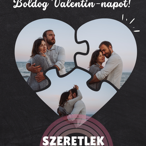 Valentin-napi kép 3. / Ajándék a szerelmednek / Fali dekoráció, falikép, kollázs / digitális, nyomat / A4, A3 - otthon & életmód - dekoráció - kép & falikép - poszter - Meska.hu