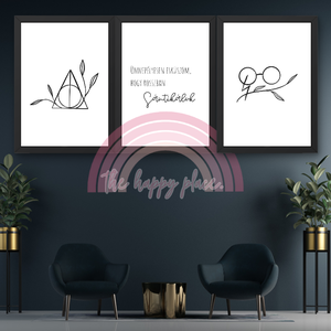 Harry Potter kép 3. / Fali dekoráció, falikép, poszter, ajándék / digitális, nyomat / A4, A3, Otthon & Életmód, Dekoráció, Kép & Falikép, Poszter, Fotó, grafika, rajz, illusztráció, MESKA