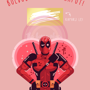 Marvel Kaparós / Deadpool kártya / Ajándék, születésnap, névnap, ünnep, céges / Kaparós sorsjegy - otthon & életmód - papír, írószer - ajándékozás kellékei - ajándék sorsjegy - Meska.hu