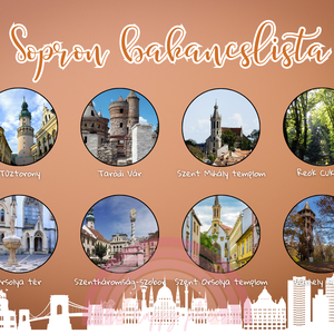 Sopron bakancslista / Kaparós kártya / Utazd körbe Magyarországot! - otthon & életmód - papír, írószer - ajándékozás kellékei - ajándék sorsjegy - Meska.hu