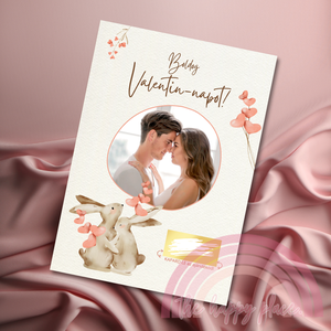 Saját fényképes Valentin-napi kaparós sorsjegy 30., Otthon & Életmód, Papír írószer, Ajándékozás kellékei, Ajándék sorsjegy, Fotó, grafika, rajz, illusztráció, MESKA