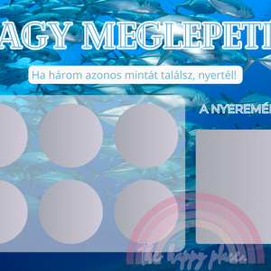 NAGYPAPA LESZEL! kaparós kártya :) / Baba bejelentő / Nagy meglepetés kaparós sorsjegy 2. - otthon & életmód - papír, írószer - ajándékozás kellékei - ajándék sorsjegy - Meska.hu
