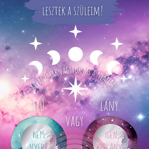 FIÚ VAGY LÁNY? kaparós kártya :) / Unokabejelentő / Babaváró buli / Gender reveal kaparós sorsjegy 2. - otthon & életmód - papír, írószer - ajándékozás kellékei - ajándék sorsjegy - Meska.hu
