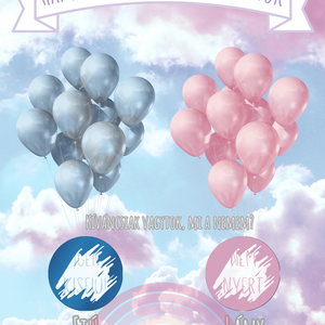 FIÚ VAGY LÁNY? kaparós kártya :) / Unokabejelentő / Babaváró buli / Gender reveal kaparós sorsjegy 1. - otthon & életmód - papír, írószer - ajándékozás kellékei - ajándék sorsjegy - Meska.hu