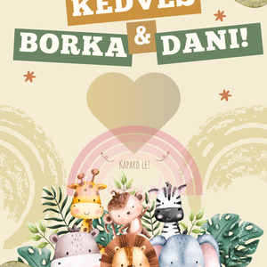 Keresztszülő felkérő kaparós kártya :) / Kaparós sorsjegy 2. - otthon & életmód - papír, írószer - ajándékozás kellékei - ajándék sorsjegy - Meska.hu