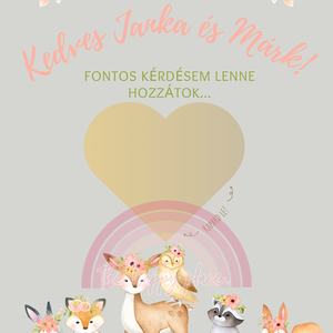 Keresztszülő felkérő kaparós kártya :) / Kaparós sorsjegy 3. - otthon & életmód - papír, írószer - ajándékozás kellékei - ajándék sorsjegy - Meska.hu