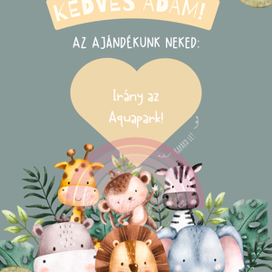 Kaparós kártya gyerekeknek :) / Születésnap, névnap, gyereknap / Ajándékkísérő, ajándék átadás/ Kaparós sorsjegy 4. - otthon & életmód - papír, írószer - ajándékozás kellékei - ajándék sorsjegy - Meska.hu