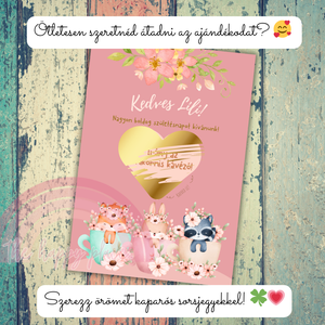 Kaparós kártya gyerekeknek :) / Születésnap, névnap, gyereknap / Ajándékkísérő, ajándék átadás/ Kaparós sorsjegy 7., Otthon & Életmód, Papír, írószer, Ajándékozás kellékei, Ajándék sorsjegy, Fotó, grafika, rajz, illusztráció, MESKA