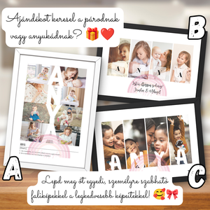 Anya kép / Ajándék anyának / Fali dekoráció, falikép, kollázs / digitális, nyomat / A4, A3, Otthon & Életmód, Dekoráció, Kép & Falikép, Poszter, Fotó, grafika, rajz, illusztráció, MESKA