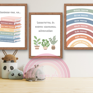 Edukációs Montessori kép / Fali dekoráció, falikép, táblakép / digitális, nyomat / A4, A3 / 8., Otthon & Életmód, Babaszoba, gyerekszoba, Babaszoba kép, Fotó, grafika, rajz, illusztráció, MESKA