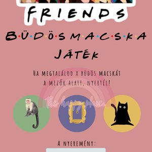 JÓBARÁTOK kaparós kártya 5. / Ajándék, születésnap, névnap, ünnep, céges / Kaparós sorsjegy - otthon & életmód - papír, írószer - ajándékozás kellékei - ajándék sorsjegy - Meska.hu