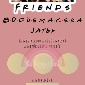 JÓBARÁTOK kaparós kártya 5. / Ajándék, születésnap, névnap, ünnep, céges / Kaparós sorsjegy - otthon & életmód - papír, írószer - ajándékozás kellékei - ajándék sorsjegy - Meska.hu