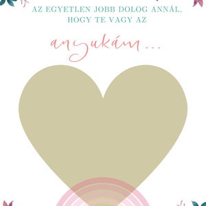 Baba bejelentő kaparós kártya :) / Unoka bejelentő / Szivecskés kaparós sorsjegy 1. - otthon & életmód - papír, írószer - ajándékozás kellékei - ajándék sorsjegy - Meska.hu