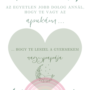 Baba bejelentő kaparós kártya :) / Unoka bejelentő / Szivecskés kaparós sorsjegy 2. - otthon & életmód - papír, írószer - ajándékozás kellékei - ajándék sorsjegy - Meska.hu