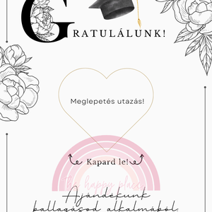 Ballagási kaparós kártya 1. / Ajándék, ballagás, diploma / Kaparós sorsjegy - otthon & életmód - papír, írószer - ajándékozás kellékei - ajándék sorsjegy - Meska.hu