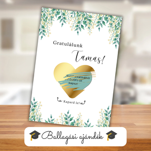 Ballagási kaparós kártya 3. / Ajándék, ballagás, diploma / Kaparós sorsjegy, Otthon & Életmód, Papír, írószer, Ajándékozás kellékei, Ajándék sorsjegy, Fotó, grafika, rajz, illusztráció, MESKA
