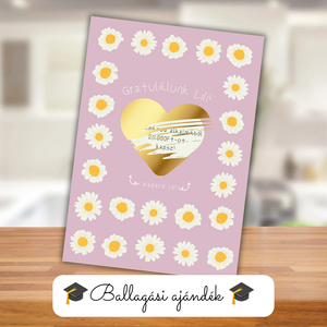 Ballagási kaparós kártya 4. / Ajándék, ballagás, diploma / Kaparós sorsjegy, Otthon & Életmód, Papír, írószer, Ajándékozás kellékei, Ajándék sorsjegy, Fotó, grafika, rajz, illusztráció, MESKA