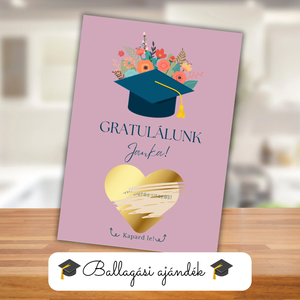 Ballagási kaparós kártya 6. / Ajándék, ballagás, diploma / Kaparós sorsjegy, Otthon & Életmód, Papír, írószer, Ajándékozás kellékei, Ajándék sorsjegy, Fotó, grafika, rajz, illusztráció, MESKA