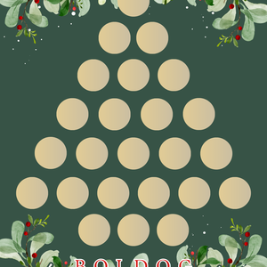Adventi naptár 3. / Karácsonyi ajándék / A4 fali dekoráció, falikép - karácsony - adventi díszek - adventi naptár - Meska.hu