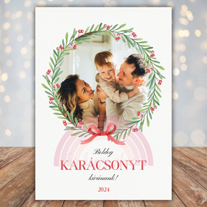 Karácsonyi kép 8. / Családi képkollázs / Fényképes falikép / Fali dekoráció, falikép / digitális, nyomat / A4, A3 - karácsony - karácsonyi lakásdekoráció - karácsonyi lakásdíszek - Meska.hu