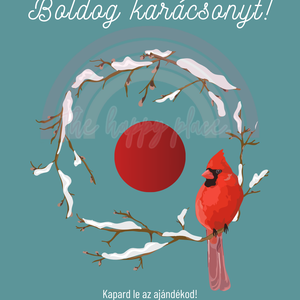 Karácsonyi kaparós kártya 1. / Ajándék, meglepetés / Kaparós sorsjegy / Karácsonyi ajándék - karácsony - karácsonyi ajándékozás - karácsonyi képeslap, üdvözlőlap, ajándékkísérő - Meska.hu