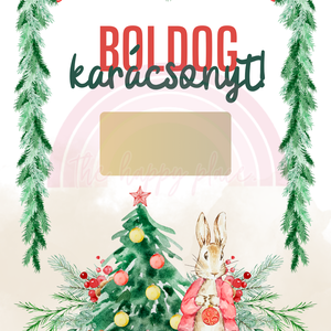 Karácsonyi kaparós kártya 7. / Ajándék, meglepetés / Kaparós sorsjegy / Karácsonyi ajándék - karácsony - karácsonyi ajándékozás - karácsonyi képeslap, üdvözlőlap, ajándékkísérő - Meska.hu