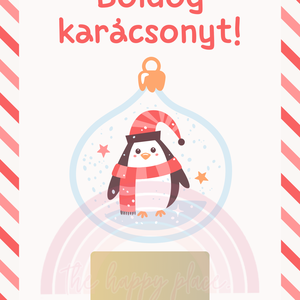 Karácsonyi kaparós kártya 10. / Ajándék, meglepetés / Kaparós sorsjegy / Karácsonyi ajándék - karácsony - karácsonyi ajándékozás - karácsonyi képeslap, üdvözlőlap, ajándékkísérő - Meska.hu