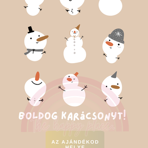 Karácsonyi kaparós kártya 13. / Ajándék, meglepetés / Kaparós sorsjegy / Karácsonyi ajándék - karácsony - karácsonyi ajándékozás - karácsonyi képeslap, üdvözlőlap, ajándékkísérő - Meska.hu