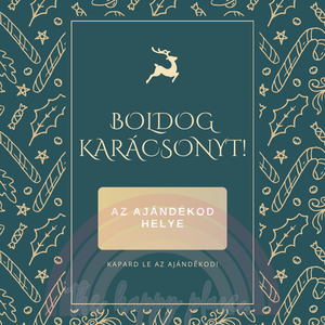 Karácsonyi kaparós kártya 24. / Ajándék, meglepetés / Kaparós sorsjegy / Karácsonyi ajándék - karácsony - karácsonyi ajándékozás - karácsonyi képeslap, üdvözlőlap, ajándékkísérő - Meska.hu