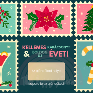 Karácsonyi kaparós kártya 29. / Ajándék, meglepetés / Kaparós sorsjegy / Karácsonyi ajándék - karácsony - karácsonyi ajándékozás - karácsonyi képeslap, üdvözlőlap, ajándékkísérő - Meska.hu