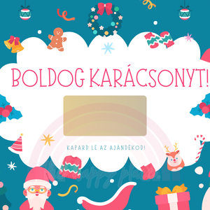 Karácsonyi kaparós kártya 30. / Ajándék, meglepetés / Kaparós sorsjegy / Karácsonyi ajándék - karácsony - karácsonyi ajándékozás - karácsonyi képeslap, üdvözlőlap, ajándékkísérő - Meska.hu