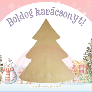 Karácsonyi kaparós kártya 33. / Ajándék, meglepetés / Kaparós sorsjegy / Karácsonyi ajándék - karácsony - karácsonyi ajándékozás - karácsonyi képeslap, üdvözlőlap, ajándékkísérő - Meska.hu