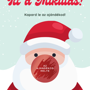 Mikulás kupon / Adventi kupon / Karácsonyi kupon / Ajándék, meglepetés / Kaparós sorsjegy / Karácsonyi ajándék 1. - karácsony - mikulás - mikulás ajándékok - Meska.hu