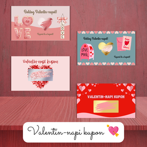 Valentin-napi kupon 11. / Kaparós sorsjegy / Valentin-napi ajándék  - otthon & életmód - papír, írószer - ajándékozás kellékei - ajándék sorsjegy - Meska.hu