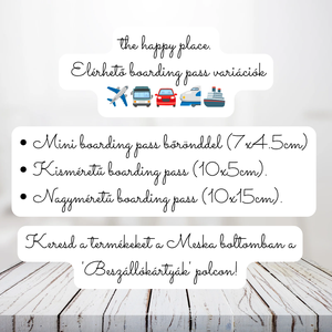 Kaparós beszálló kártya utazáshoz / Ajándék, utazás, repülő, boarding pass / Kaparós sorsjegy 10x5cm - otthon & életmód - papír, írószer - ajándékozás kellékei - ajándék sorsjegy - Meska.hu