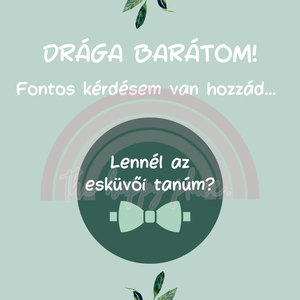 Esküvői tanúfelkérő, koszorúslány-felkérő kaparós kártya 2. / Ajándék, születésnap, névnap, ünnep, céges - esküvő - meghívó & kártya - koszorúslány felkérő - Meska.hu