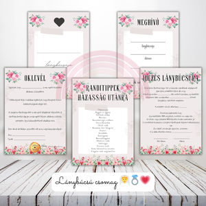 Lánybúcsús játékok / Lánybúcsú buli / Feladatok, kihívások, kvízek / Digitális, nyomtatott / Csomag 1. - esküvő - lánybúcsú - Meska.hu