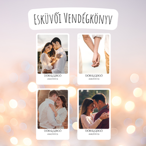 Esküvő vendégkönyv / Francia kártya / Póker / Fényképes kártyajáték / Egyedi kártyapakli - esküvő - emlék & ajándék - vendégkönyv - Meska.hu