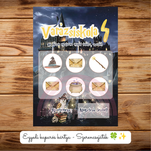 NAGYTESÓ LESZEL! kaparós kártya :) / Harry Potter / Bababejelentő / Testvér bejelentés / Meglepetés kaparós sorsjegy - baba - mama - babaemlékek - bababejelentők - Meska.hu