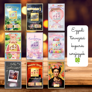 Kaparós kártya :) / Tündérmese / Disney ihlette ajándék átadó / Meglepetés kaparós sorsjegy - otthon & életmód - papír, írószer - ajándékozás kellékei - képeslap, üdvözlőlap - Meska.hu