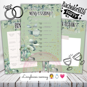 Lánybúcsús játékok / Lánybúcsú buli / Feladatok, kihívások, kvízek / Digitális / Csomag 2., Esküvő, Lánybúcsú, Fotó, grafika, rajz, illusztráció, MESKA