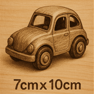 Fába gravírozott 7x10cm fénykép - Meska.hu