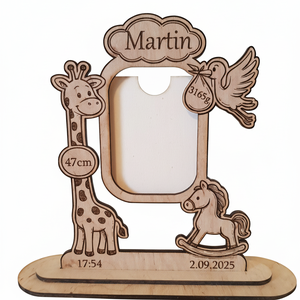 Újszülött Emlékőrző Képkeret, Babaszületési Adatokkal Gravírozva, Fa Fényképtartó, Keresztelő Ajándék - játék & sport - babalátogató ajándékcsomag - Meska.hu