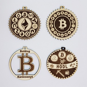  Kripto Milliomos Karácsonyfája Szett :) ETH BTC LTC - karácsony - karácsonyi lakásdekoráció - karácsonyfadíszek - Meska.hu